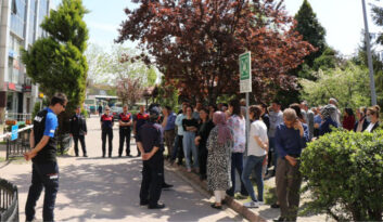 SAFRANBOLU BELEDİYESİNDE DEPREM TATBİKATI