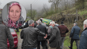 TALİHSİZ KAZADA HAYATINI KAYBEDEN KADIN SON YOLCULUĞUNA UĞURLANDI