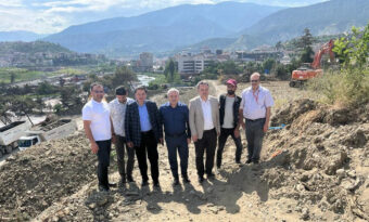 AK PARTİ TEŞKİLATI KAVŞAK PROJESİ ALANINI İNCELEDİ