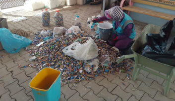 ÖĞRENCİLER 400 KİLOGRAM ATIK PİL TOPLADI