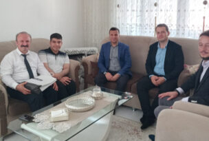 “YILIN BABASINA, BİLGİÇ’TEN ZİYARET”