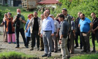 BAKAN SOYLU YENİCE’DE İNCELEMELERDE BULUNDU