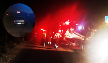 OTOMOBİLLE ÇARPIŞAN HAFİF TİCARİ ARAÇ TAKLA ATTI: 2 YARALI