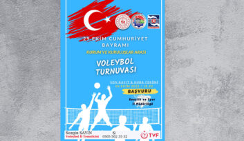 29 EKİM CUMHURİYET BAYRAMI KURUM VE KURULUŞLAR ARASI VOLEYBOL TURNUVASI
