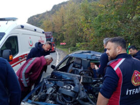 ZONGULDAK  YENİCE KARAYOLUNDA KAZA