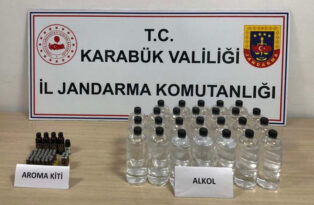 26 LİTRE ETİL ALKOL ELE GEÇİRİLDİ
