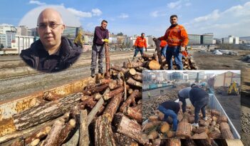 DEPREM BÖLGESİ İÇİN TOPLANAN ODUNLAR YOLA ÇIKIYOR