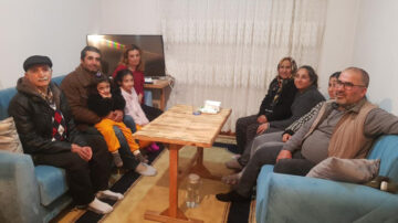 BOŞ OLAN  DAİRESİNİ DEPREMZEDELERE AÇTI