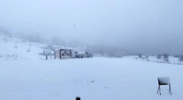 KELTEPE KAYAK MERKEZİ BEYAZA BÜRÜNDÜ