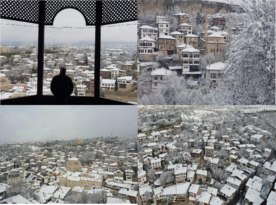 SAFRANBOLU’DA HAYRAN BIRAKAN KAR MANZARALARI