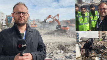 GAZETECİ YASİN ERDEM DEPREM BÖLGESİNDEN DÖNDÜ