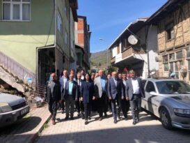 MHP MİLLETVEKİLİ ADAYLARI YORTAN’DA ESNAFI GEZDİ