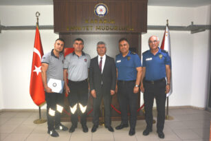 GÜVENLİK GÖREVLİLERİNE TEŞKÜKÜR BELGESİ