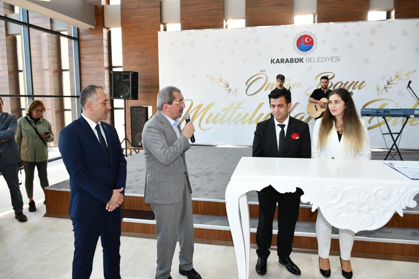 5000 EVLER KANYON PARK DÜĞÜN SALONUNDA İLK NİKAH KIYILDI