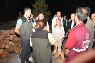 VALİSİ YAVUZ’DAN YANGIN AÇIKLAMASI