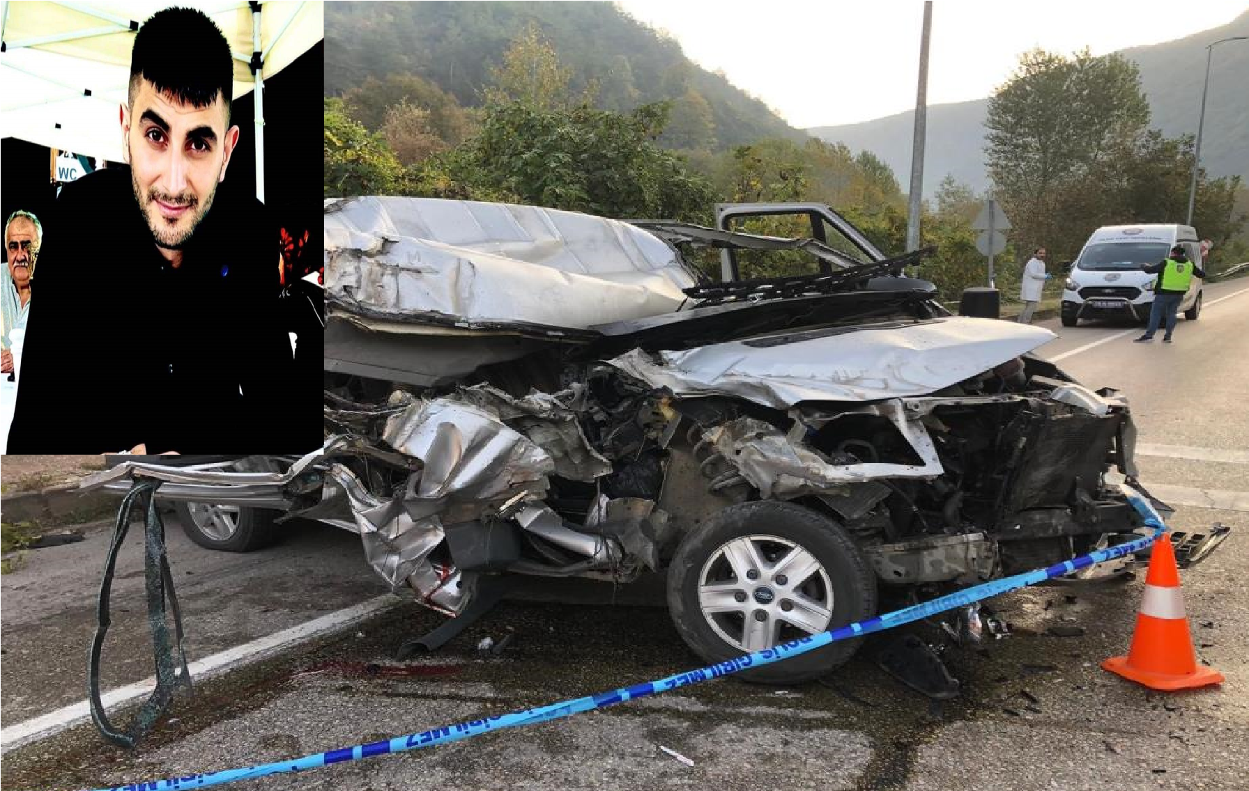 ALKOLLÜ SÜRÜCÜ PARK HALİNDEKİ KAMYONA ÇARPTI: 1 ÖLÜ