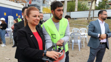SAFRANBOLU BELEDİYESİ ÇAĞIL GÜLEÇ ÖZBEY HAYIR ÇARŞISI TEMELİ ATILDI