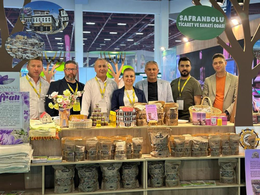 YÖREX’TE SAFRANBOLU KITIRI VE SAFRAN BİTKİSİ YOĞUN İLGİ GÖRDÜ