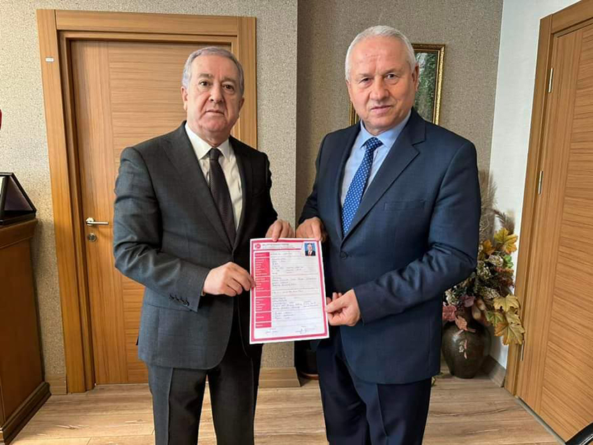 ZEKİ ÇAYLI RESMİ BAŞVURUSUNU YAPTI…