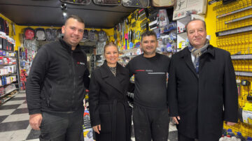 MİLLETVEKİLİ AKAY VE BAŞKAN KÖSE’DEN SANAYİ ESNAFLARINA ZİYARET