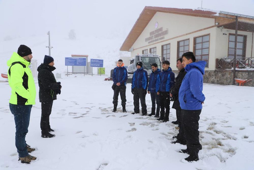 KELTEPE KAYAK MERKEZİNDE SEZON HAZIRLIK ÇALIŞMALARI BAŞLADI