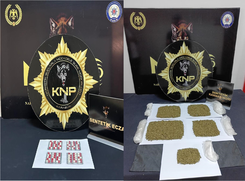 KARABÜK’TE İKİ AYRI UYUŞTURUCU OPERASYONU: 1 TUTUKLAMA