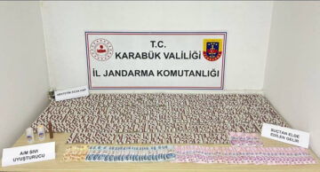 BİNLERCE UYUŞTURUCU HAP  YAKALANDI
