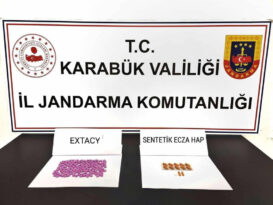 UYUŞTURUCU HAPLARLA YAKALANAN ŞÜPHELİ ADLİYEDE