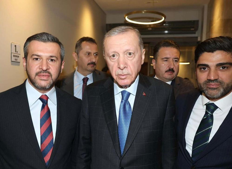 BAŞKAN ÇETİNKAYA, CUMHURBAŞKANI İLE GÖRÜŞTÜ