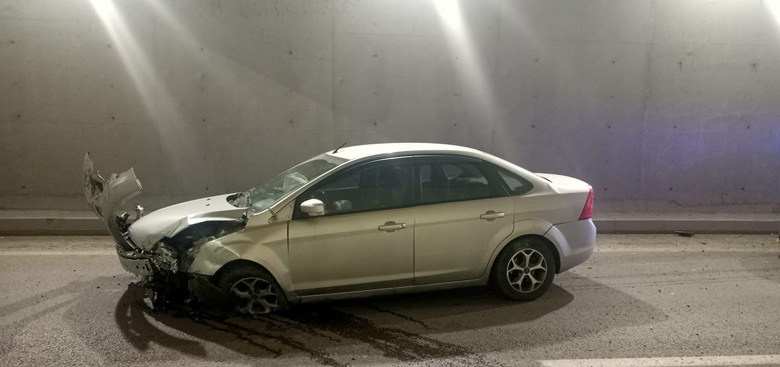 ALT GEÇİTTE KAZA 1 YARALI