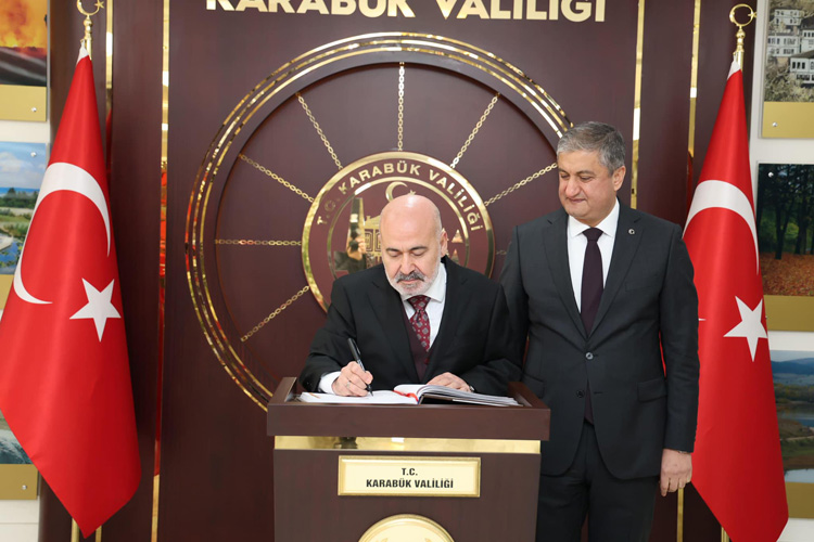 İÇİŞLERİ BAKAN YARDIMCISI SAĞLAM KARABÜK’E GELDİ