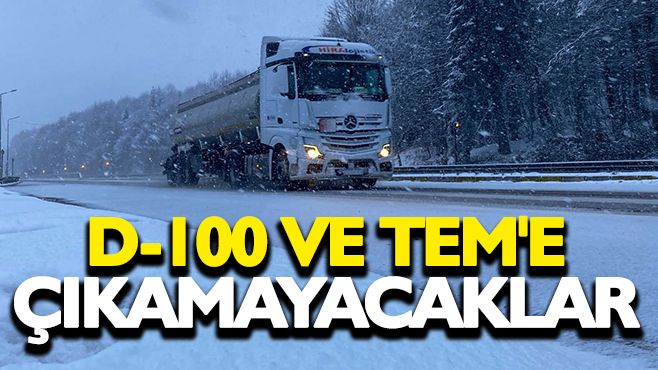 AĞIR TONAJLI ARAÇLARA TRAFİK YASAĞI