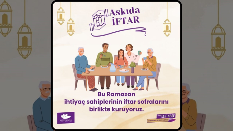 SAFRANBOLU BELEDİYESİ’NDEN ASKIDA İFTAR DESTEĞİ