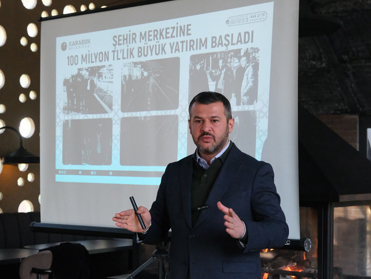 BELEDİYE BAŞKANI CETİNKAYA, YATIRIMLARINI ANLATTI