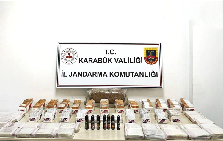 KARABÜK’TE ÇOK SAYIDA MAKARON ELE GEÇİRİLDİ