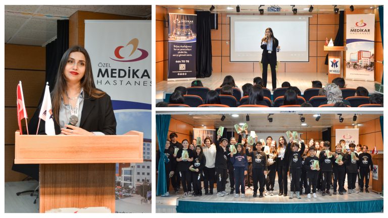 MEDİKAR HASTANESİ MY KOLEJİ ÖGERENCİLERİYLE BULUSTU