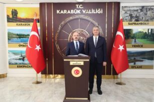 İÇİŞLERİ BAKAN YARDIMCI TURAN KARABÜK’E GELDİ