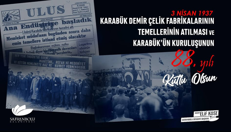 SAFRANBOLU BELEDİYE BAŞKANI KÖSE’DEN 3 NİSAN MESAJI…