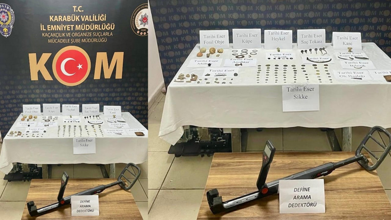 KARABÜK’TE TARİHİ ESER OPERASYONU