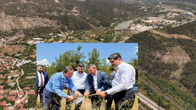 AK PARTİ HEYETİNDEN GAR SAHASININ TAŞINACAĞI KIZILCAÖREN MEVKİİNDE İNCELEME