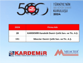 KARABÜK’TEN İKİ FİRMA SANAYİ DEVLERİ ARASINDA