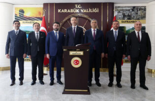 ENERJİ VE TABİİ KAYNAKLAR BAKANI BAYRAKTAR KARABÜK’E GELDİ