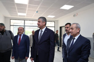 VALİ YAVUZ EĞİTİM YATIRIMLARINDA İNCELEMEDE BULUNDU