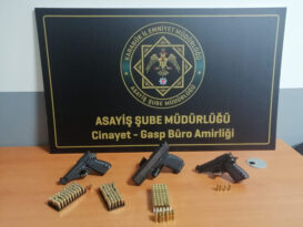 KARABÜK’TE RUHSATSIZ TABANCA OPERASYONU