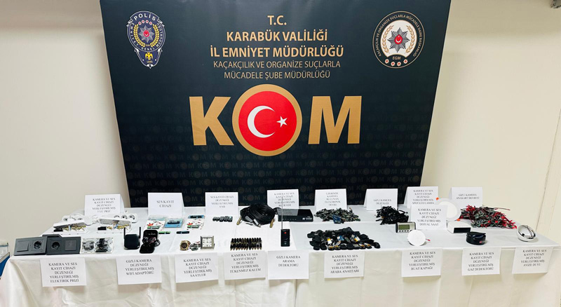 KARABÜK’TE CASUS KAMERA OPERASYONU