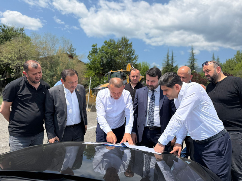 AK PARTİ HEYETİ, BELEDİYE ÇALIŞMALARINI İNCELEDİ