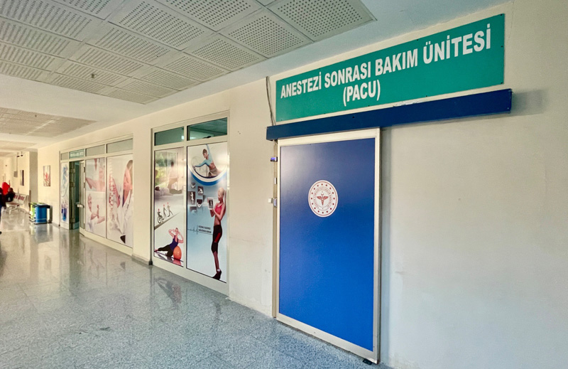 ANESTEZİ SONRASI BAKIM ÜNİTESİ’NİN (PACU) HİZMETE GİRDİ