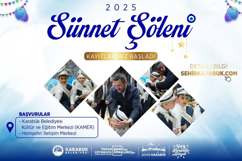 ÜCRETSİZ SÜNNET ŞÖLENİ İÇİN BAŞVURULAR BAŞLADI…