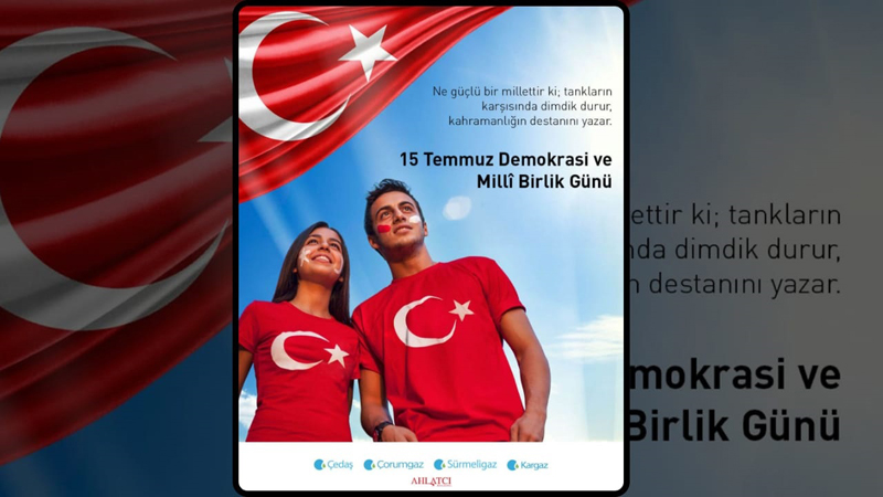 KARGAZ 15 TEMMUZ MESAJI