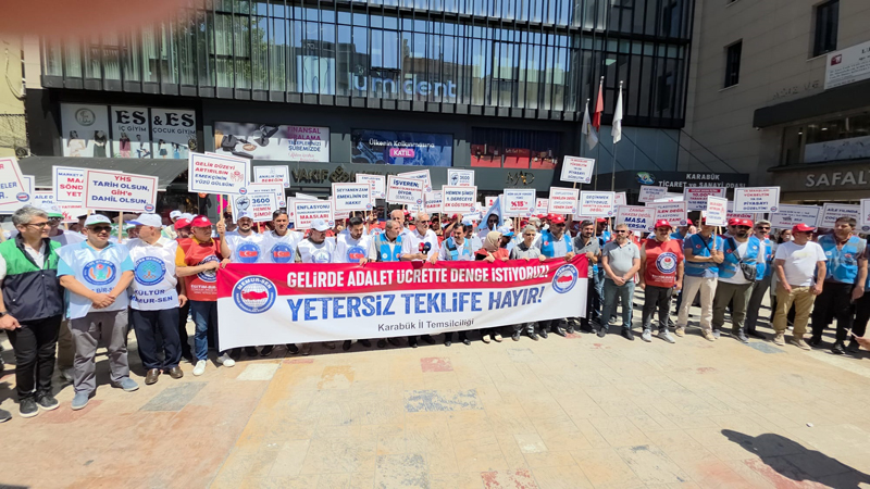ÖZ: YETERSİZ TEKLİFE HAYIR DİYORUZ”